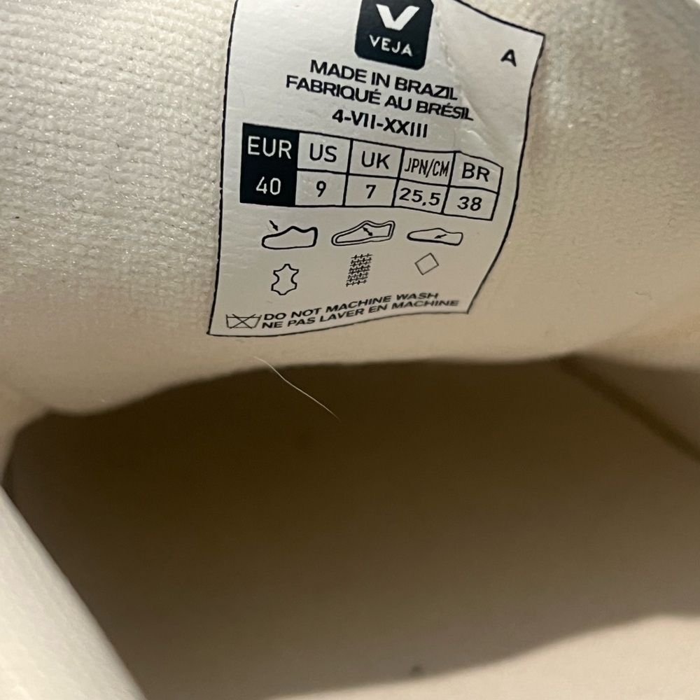 New!Veja Recife leather white Sneakers - Picture 4 of 10